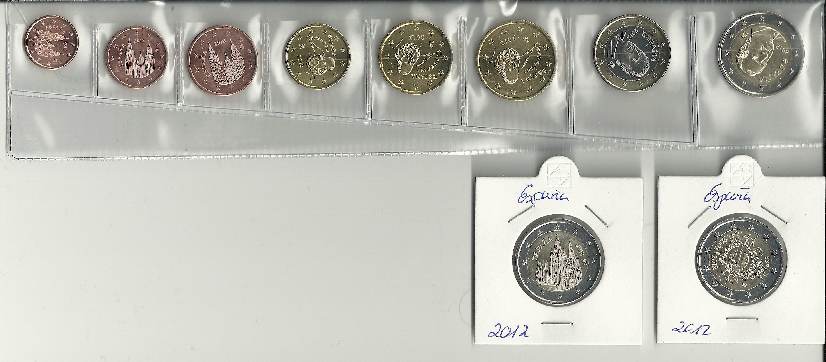 Collection en bandes - Espagne - sc - Année 2012 - 10 pièces