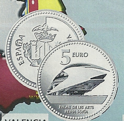 5€ - España - 035 - Año 2011 - Valencia - Click en la imagen para cerrar