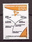 Sellos - Países - Andorra - Correo Español - Series completas - 2004 - 321 - **