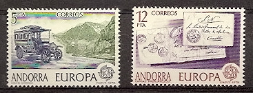 Sellos - Países - Andorra - Correo Español - Series completas - 1979 - 125/26 - ** - Click en la imagen para cerrar