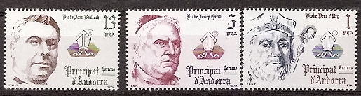 Sellos - Países - Andorra - Correo Español - Series completas - 1979 - 130/32 - ** - Click en la imagen para cerrar