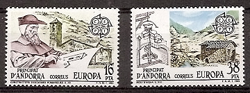 Sellos - Países - Andorra - Correo Español - Series completas - 1983 - 168/69 - ** - Click en la imagen para cerrar