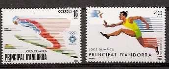 Sellos - Países - Andorra - Correo Español - Series completas - 1984 - 176/77 - ** - Click en la imagen para cerrar