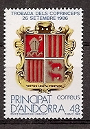 Sellos - Países - Andorra - Correo Español - Series completas - 1987 - 195 - ** - Click en la imagen para cerrar