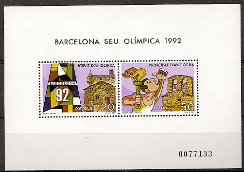 Sellos - Países - Andorra - Correo Español - Series completas - 1987 - 200 - ** - Click en la imagen para cerrar
