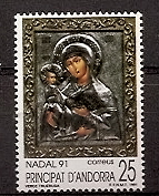 Sellos - Países - Andorra - Correo Español - Series completas - 1991 - 228 - ** - Click en la imagen para cerrar